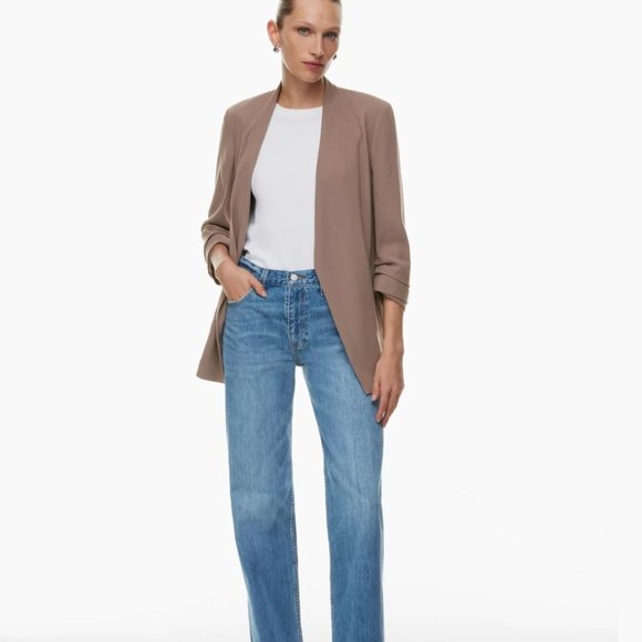 Aritzia Power Blazer Deep Taupe - Picture 1 of 6